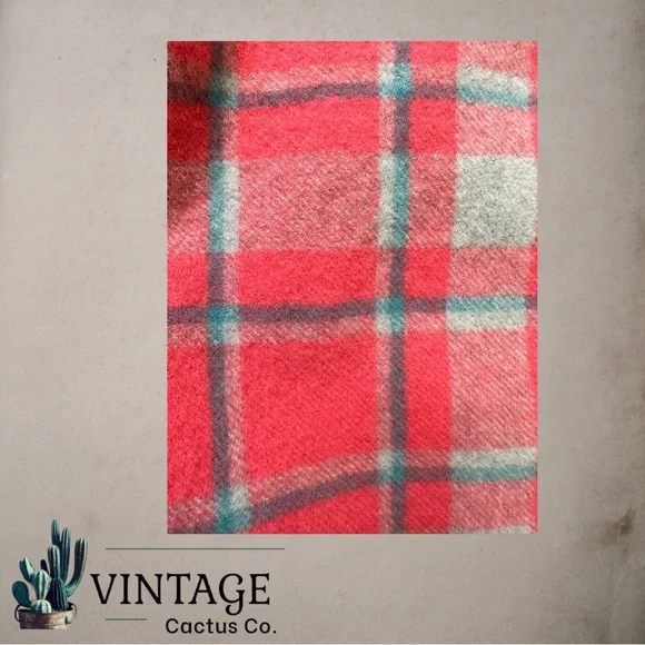 GORGEOUS JCREW PLAID WOOL SCARF w/TASSELS 🧣 - Picture 8 of 8